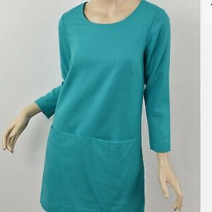 J. Crew 3/4 lengths sleeve dress in retro jade size 6